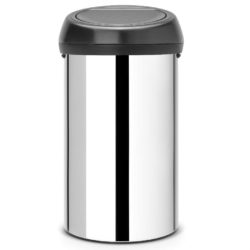 Brabantia 60 Litre Touch Bin – Brilliant Steel